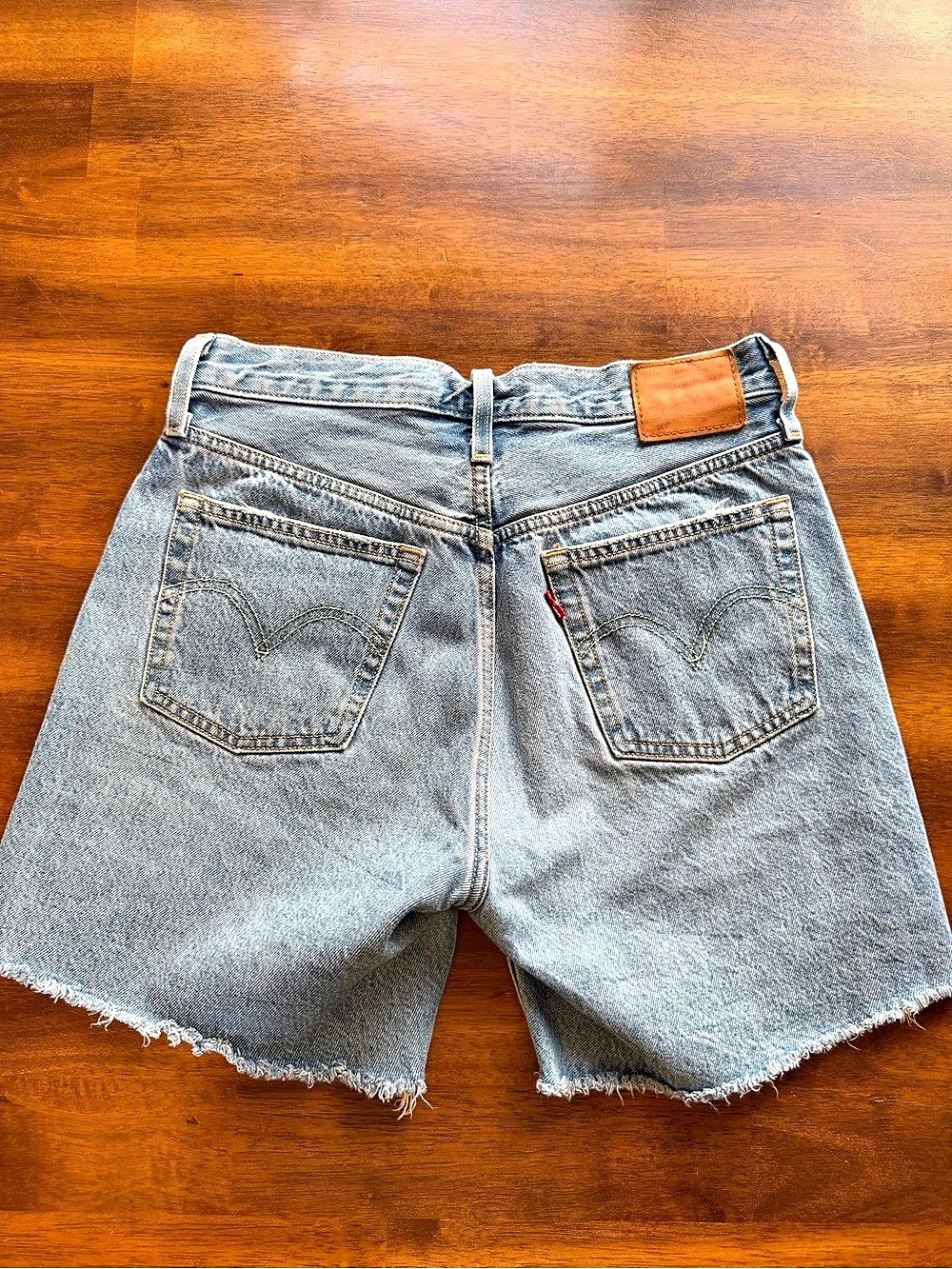 Levi's 501 Original Fit High Rise Cut Off Denim Shorts Original Fit High Rise